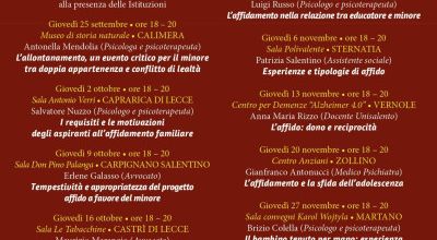 Percorso di sensibilizzazione all'affido familiare