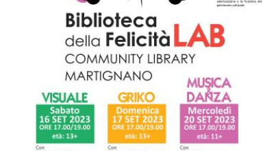 Community Library del Comune di Martignano - Biblioteca della Felicità...