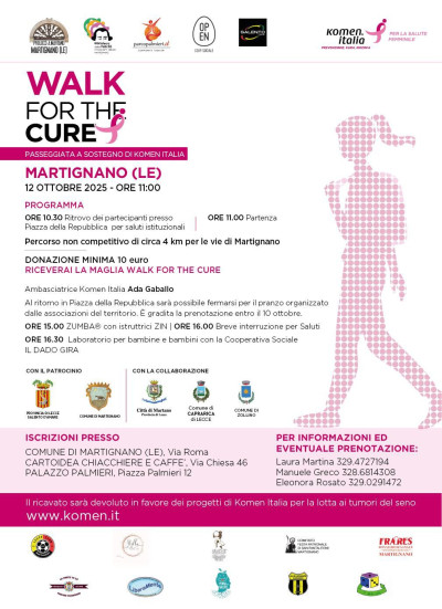 Walk for the cure - Passeggiata a sostegno di Komen Italia.