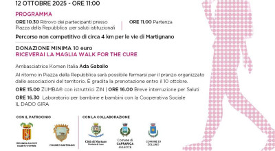 Walk for the cure - Passeggiata a sostegno di Komen Italia.