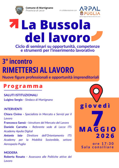 La bussola del lavoro - Ciclo di seminari su opportunit&agrave;, competenze e...
