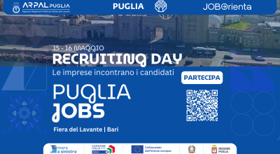 Job&Orienta Bari, con Arpal Puglia il grande recruiting day per chi cerca...