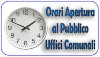 NUOVO Orario di apertura al pubblico degli Uffici comunali