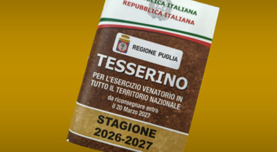 CALENDARIO VENATORIO 2026/2027 - REGIONE PUGLIA